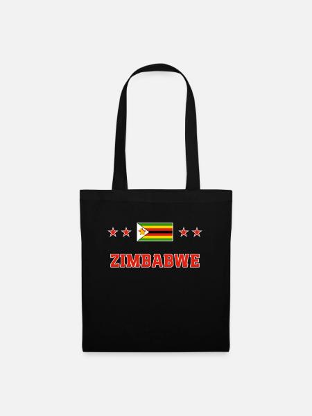 Zimbabwe - Tote Bag - black
