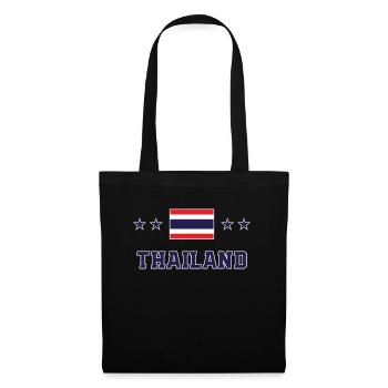 Thaïlande - Sac en tissu - noir - Devant