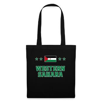 Sahara occidental - Sac en tissu - noir - Devant