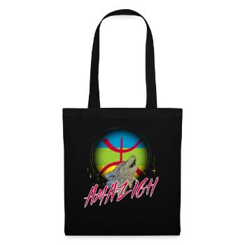 Amazigh - Sac en tissu - noir - Devant