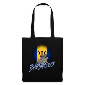 Barbados - Stoffbeutel - Schwarz - Vorne