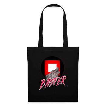 Baster - Sac en tissu - noir - Devant