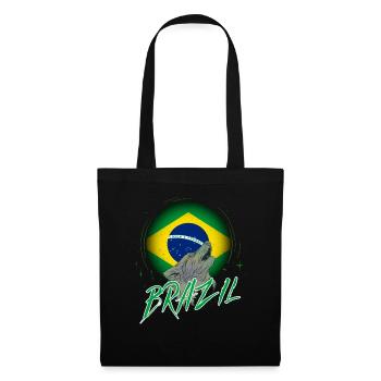Brasilien - Stoffbeutel - Schwarz - Vorne