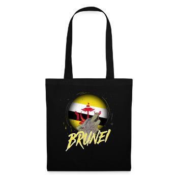Brunei - Sac en tissu - noir - Devant