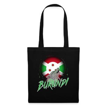 Burundi - Sac en tissu - noir - Devant