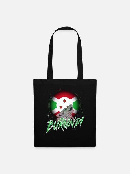 Burundi - Stoffbeutel - Schwarz
