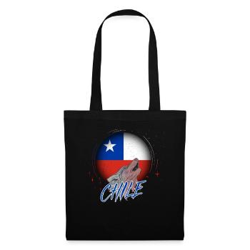 Chile - Stoffbeutel - Schwarz - Vorne
