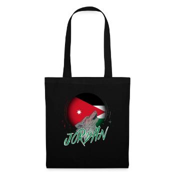 Jordanie - Sac en tissu - noir - Devant
