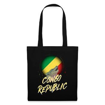 Kongo Republik - Stoffbeutel - Schwarz - Vorne