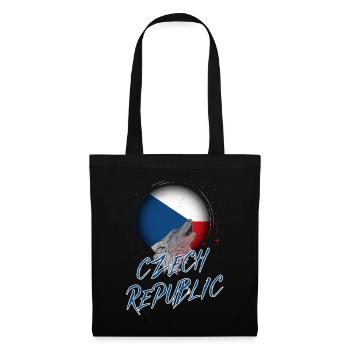 République tchèque - Sac en tissu - noir - Devant