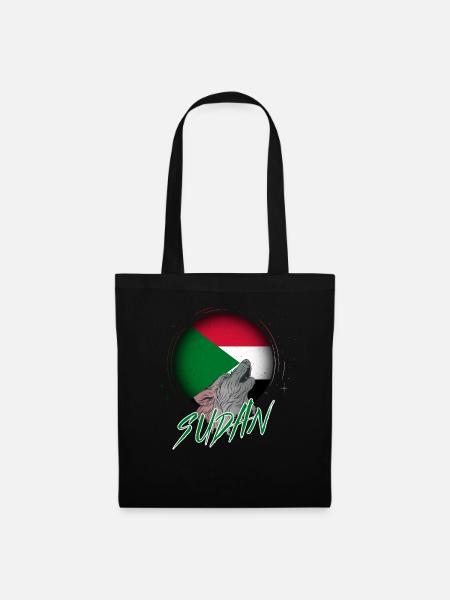 Sudan - Stoffbeutel - Schwarz