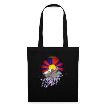 Tibet - Sac en tissu - noir - Devant