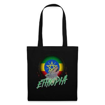 Éthiopie - Sac en tissu - noir - Devant