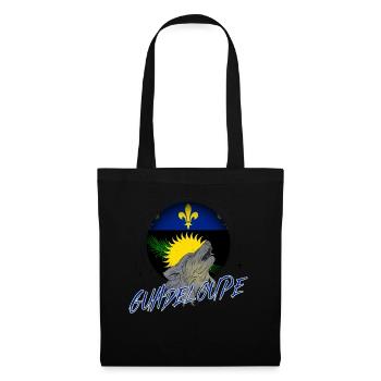 Guadeloupe - Sac en tissu - noir - Devant