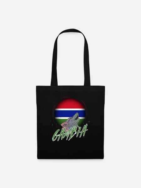 Gambia - Stoffbeutel - Schwarz