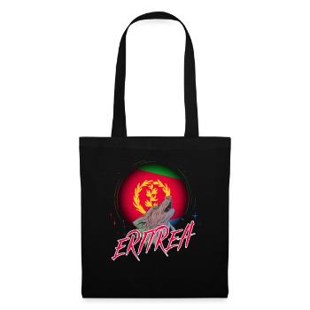 Eritrea - Stoffbeutel - Schwarz - Vorne