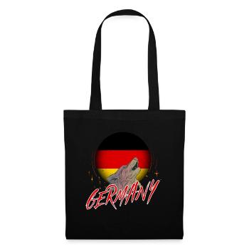 Deutschland - Stoffbeutel - Schwarz - Vorne