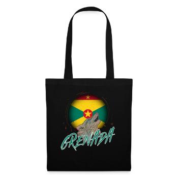 Grenade - Sac en tissu - noir - Devant