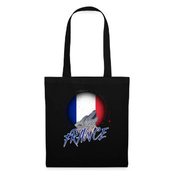 France - Sac en tissu - noir - Devant