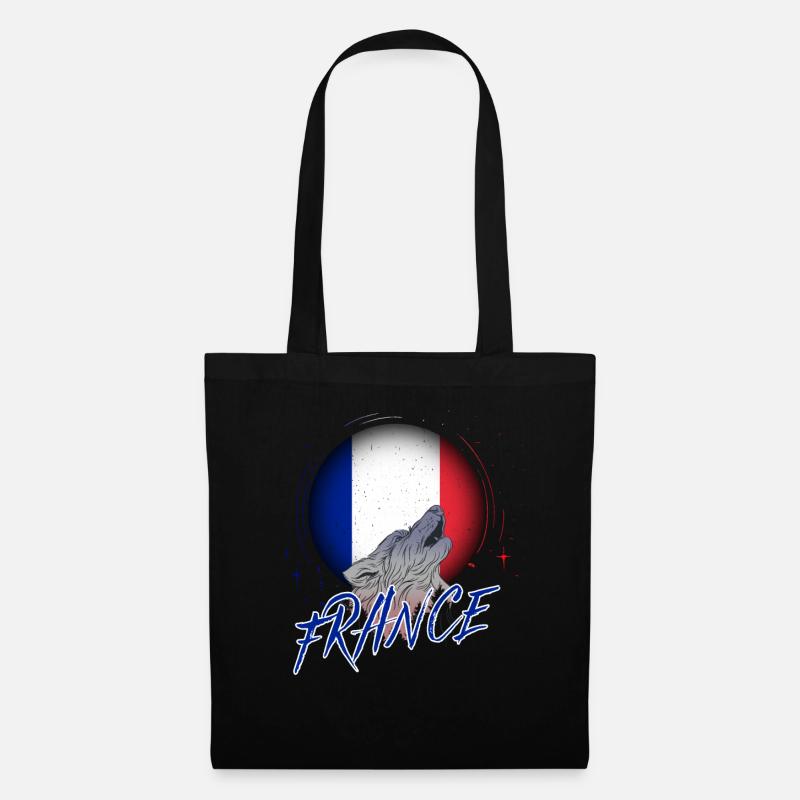 France - Sac en tissu - noir