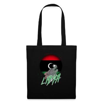 Libyen - Stoffbeutel - Schwarz - Vorne