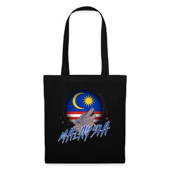Malaisie - Sac en tissu - noir - Devant