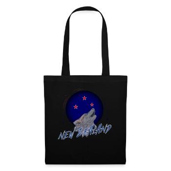 Nouvelle Zélande - Sac en tissu - noir - Devant