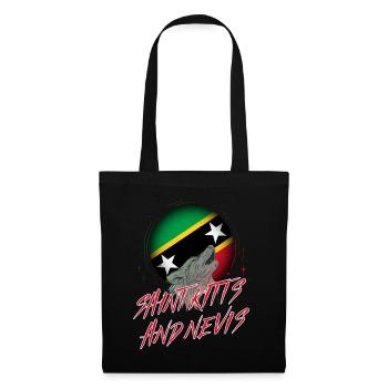 Saint Kitts and Nevis - Tote Bag - black - Front