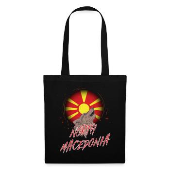 Macédoine du Nord - Sac en tissu - noir - Devant