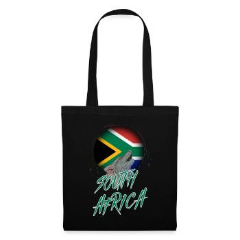 Afrique du Sud - Sac en tissu - noir - Devant