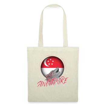Singapur - Stoffbeutel - Natur - Vorne