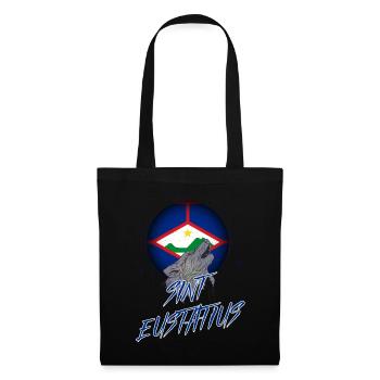 Sint Eustatius - Stoffbeutel - Schwarz - Vorne