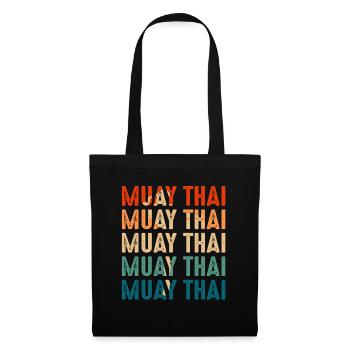 Muay Thaï - Sac en tissu - noir - Devant