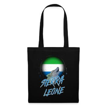 Sierra Leone - Sac en tissu - noir - Devant