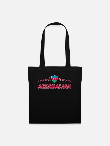 Aserbaidschan - Stoffbeutel - Schwarz