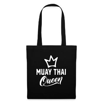 Reine du Muay Thai - Sac en tissu - noir - Devant