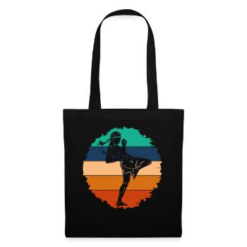 Muay Thaï - Sac en tissu - noir - Devant