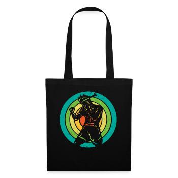Muay Thaï - Sac en tissu - noir - Devant