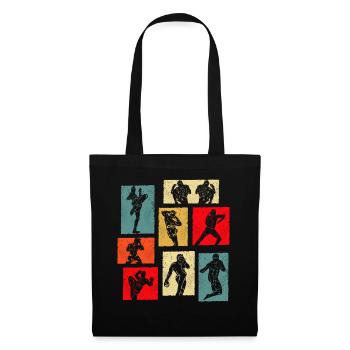 Muay Thaï - Sac en tissu - noir - Devant