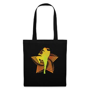 Muay Thaï - Sac en tissu - noir - Devant