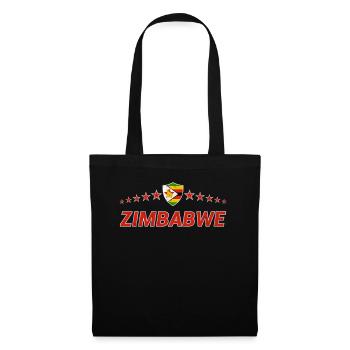Zimbabwe - Sac en tissu - noir - Devant