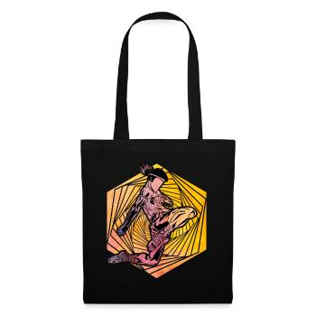 Muay Thaï - Sac en tissu - noir - Devant