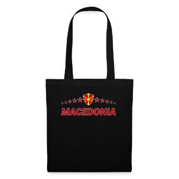 Macédoine - Sac en tissu - noir - Devant