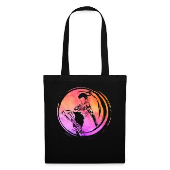 Muay Thaï - Sac en tissu - noir - Devant