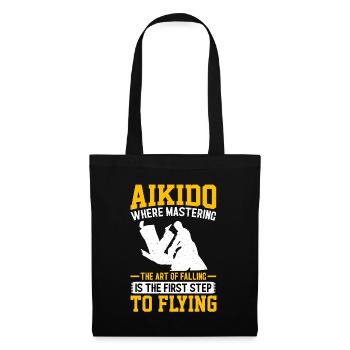 L’aïkido où maîtriser l’art de la chute - Sac en tissu - noir - Devant