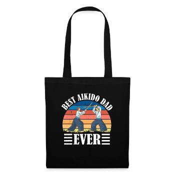 Meilleur papa d’aïkido de tous les temps - Sac en tissu - noir - Devant