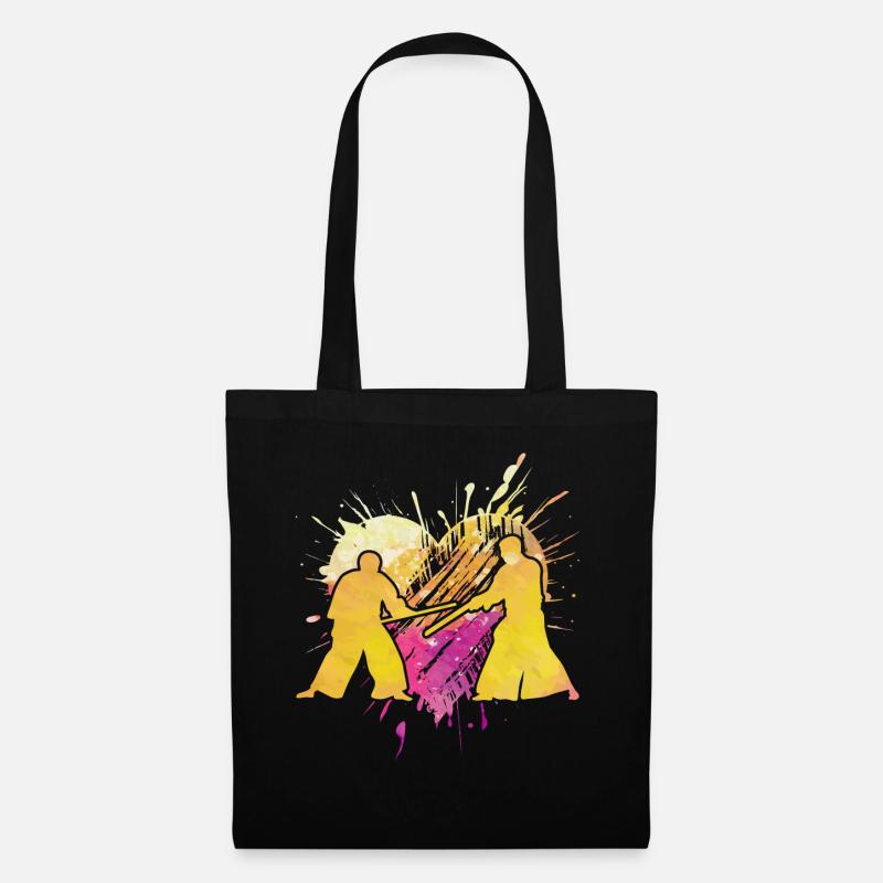 Aïkido - Sac en tissu - noir