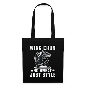 Wing Chun no sweat just style - Tote Bag - black - Front