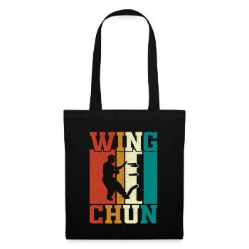 Wing Chun - Sac en tissu - noir - Devant