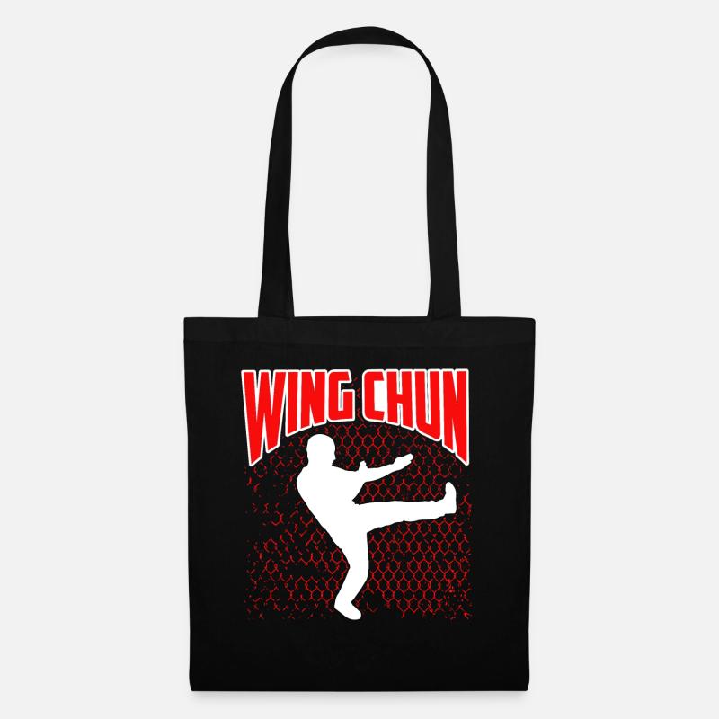 Wing Chun - Stoffbeutel - Schwarz